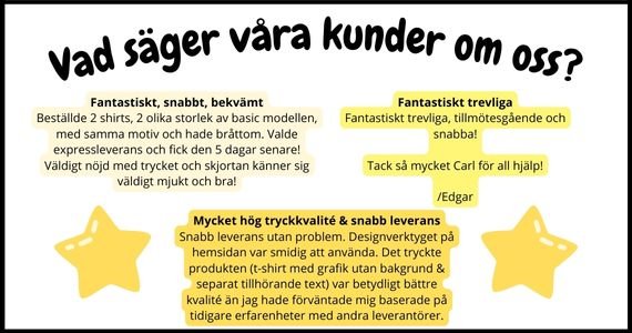 Nöjda kunder Nöjda kunder